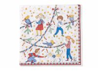 Hutschenreuther Verzamelcollectie 2024 kerstverlichting servetten 33x33cm