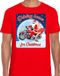 Bellatio Decorations Shoppartners Bv Fout Kerstshirt / t-shirt - Driving home for christmas - motorliefhebber / motorrijder / motor fan rood voor heren - kerstkleding / kerst outfit XL