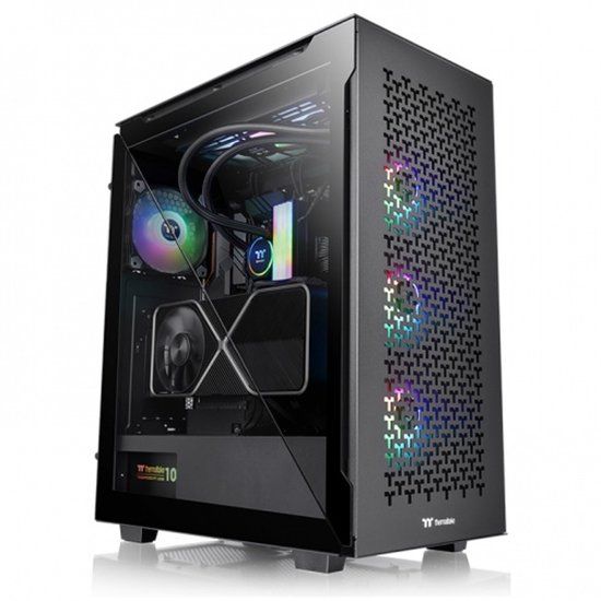 Thermaltake Divider 500 TG Air Black Mid-Tower-ATX-pc-behuizing