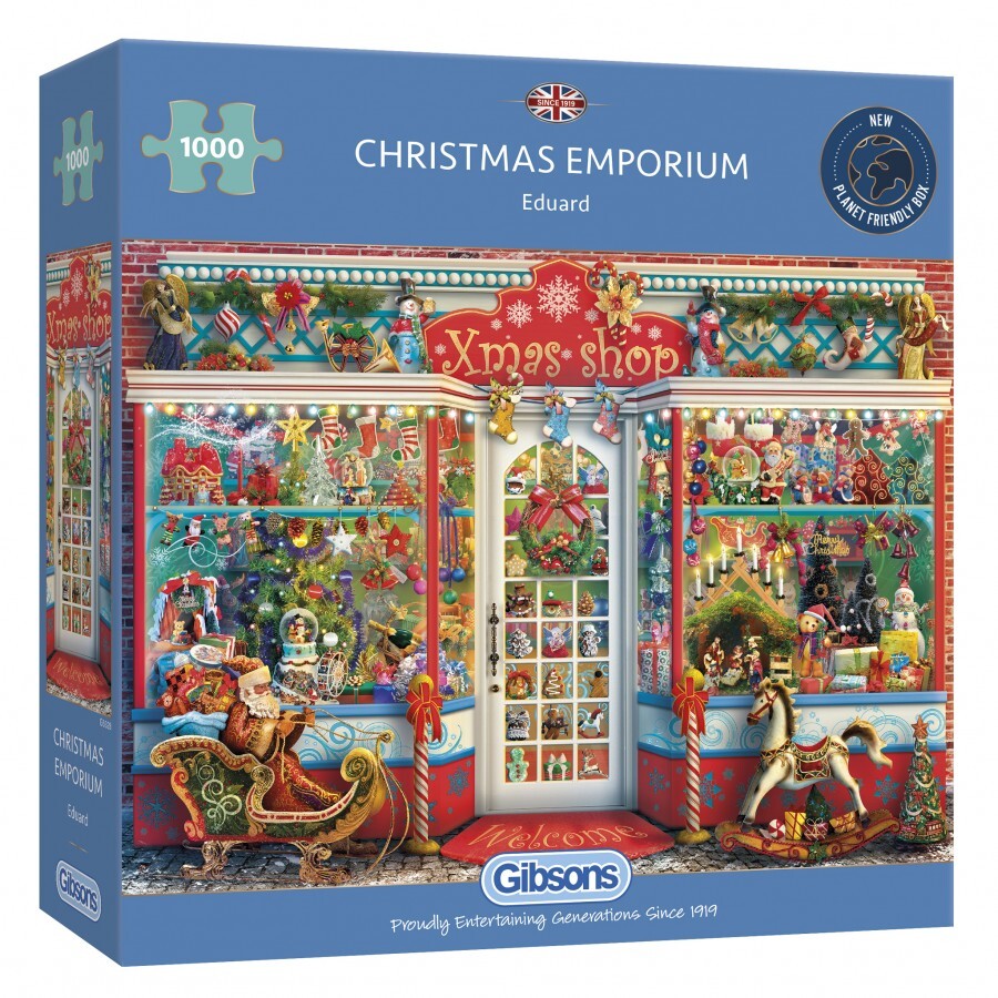 Gibsons Christmas Emporium Puzzel (1000 stukjes)