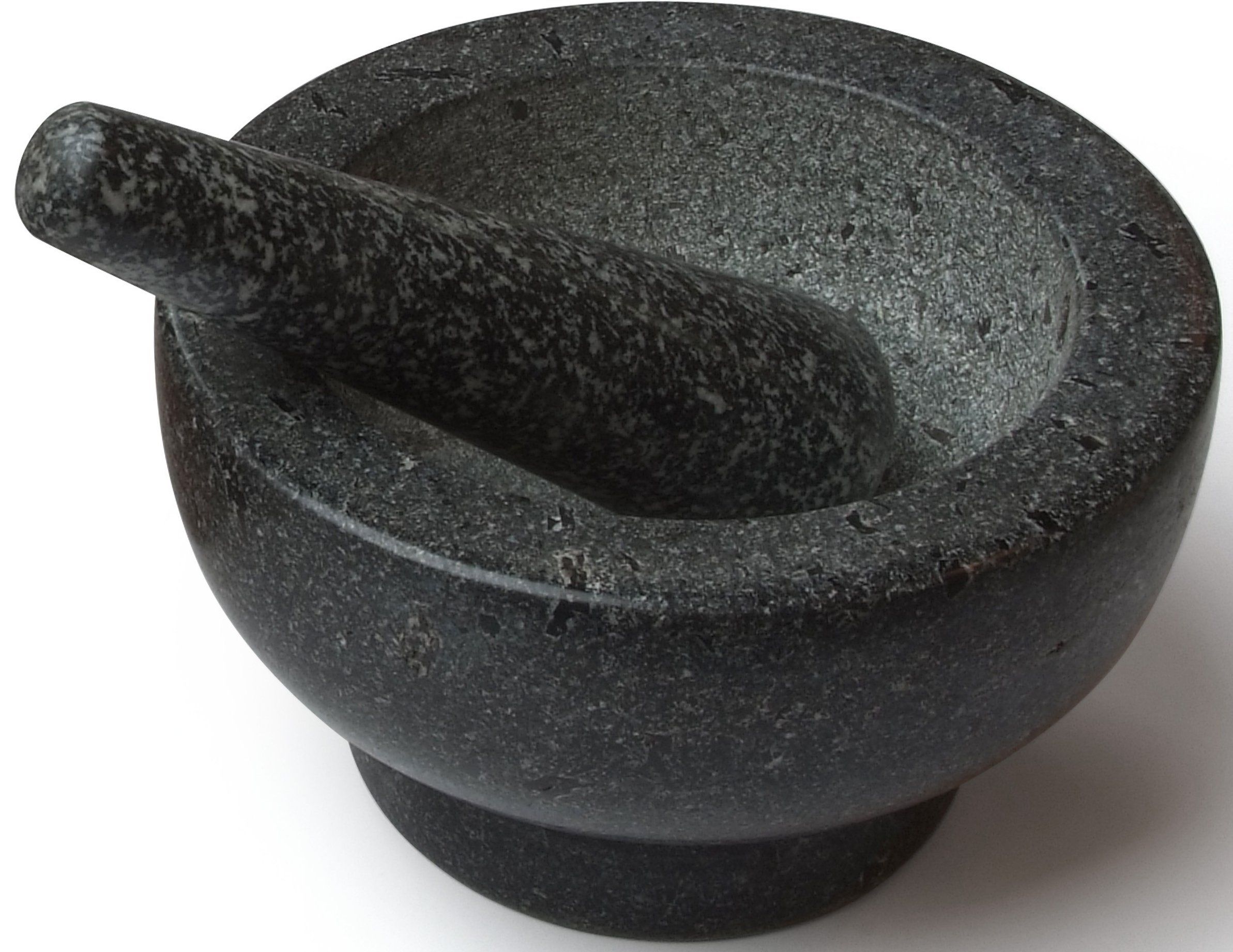 Inno Cuisinno vijzel en stamper - zwart - 18x11cm