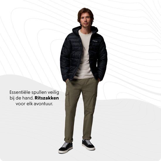 Columbia Buck Butte™ II Insulated Hooded Jacket Heren Outdoorjas - Black