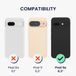 kwmobile telefoonhoesje geschikt voor Google Pixel 9a - Hoesje van siliconen met telefoonkoord - In kokosmelk