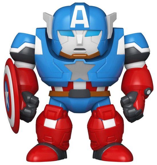 Funko Marvel Bitty POP! Bots Figure WI- CA Mech w/Cap 11,7 cm