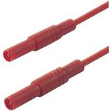 SKS Hirschmann MLS GG 50/2,5 rt Veiligheidsmeetsnoer Banaanstekker 4 mm Banaanstekker 4 mm 0.50 m Rood 1 stuk(s)