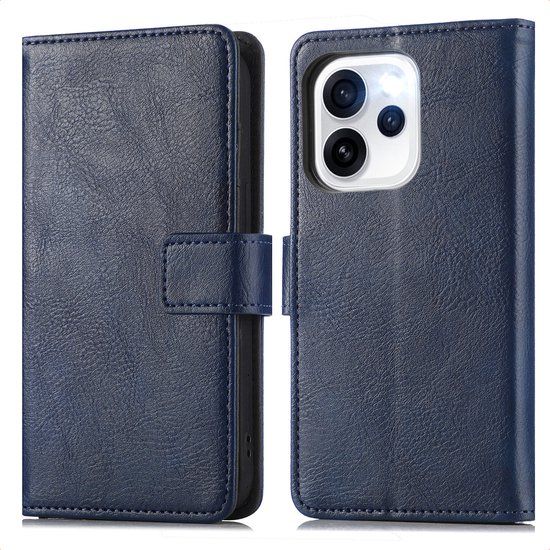 imoshion Luxe Bookcase - Geschikt voor Oppo Reno15 Pro (5G) - Donkerblauw
