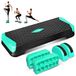 Yes4All Multifunctionele aerobe stepper, extra halve ronde poten, 4 '' 6 '' verstelbaar step-aerobics-platform voor training, stap en balansoefening