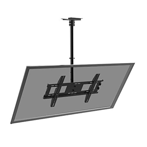 Generic TV-plafondbeugel, kantelbare telescopische tv-plafondbeugel voor tv's van 42-70 inch