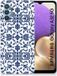 Samsung Galaxy A32 5G Coque TPU Fleur Bleue
