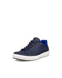 ECCO Heren Soft 7 Easy Slip Sneakers, Marine/Virtual, 9-9,5