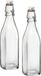 Bormioli Rocco Beugelfles/Weckfles - 2x - 1 Liter - Glas - Vierkant - Transparant