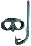 So Dive Galapagos Snorkelset Vert, Noir