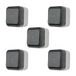 REV – 5 x controller AquaStorm spaarset – lichtschakelaar voor vochtige ruimtes, IP55, eenpolig, opbouw, 230 V, 10 A, antraciet