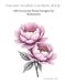 Elegant Flower Coloring Book: 100 Greyscale Floral Designs for Relaxation