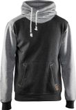 Blåkläder Blaklader Hooded sweatshirt 3399-1157 - Zwart melange/Grijs - XXXL