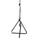 LODGE A5-5 Chuckwagon Dinner Bell met Striker, Zwart