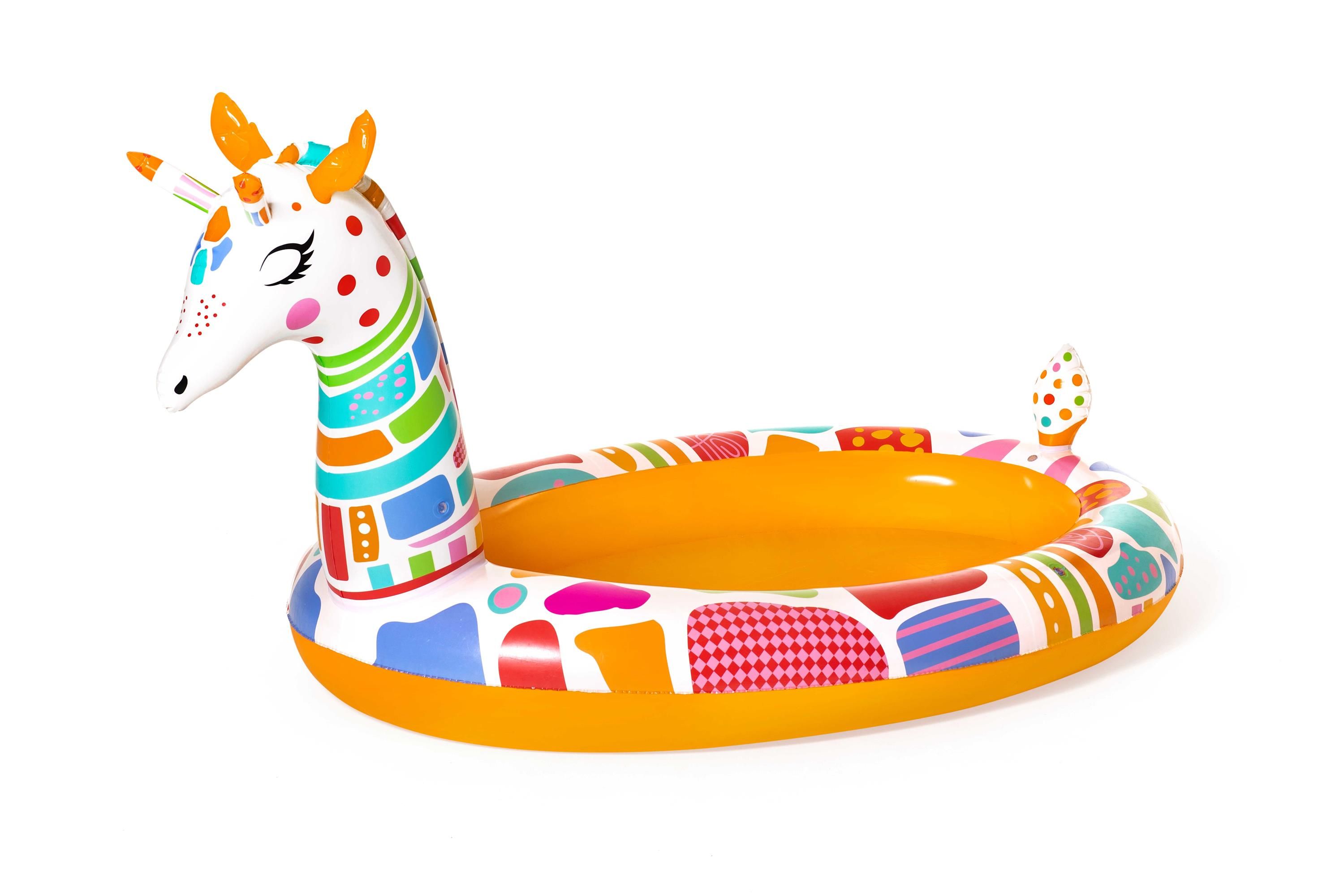 Bestway Spraypool Groovy Giraffe - Kinderzwembad - 266 x 157 x 127 cm