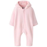 NAME IT BABY teddy jumpsuit met backprint - roze