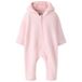 NAME IT BABY teddy jumpsuit met backprint - roze
