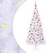 vidaXL Kunstkerstboom met 300 LED Wit 210 cm PVC en Staal