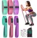 Ensemble de 6 élastiques de résistance pour le fitness, avec 3 niveaux de résistance