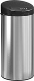 HOMCOM Poubelle à capteur - Acier inoxydable - 30 L - Argent
