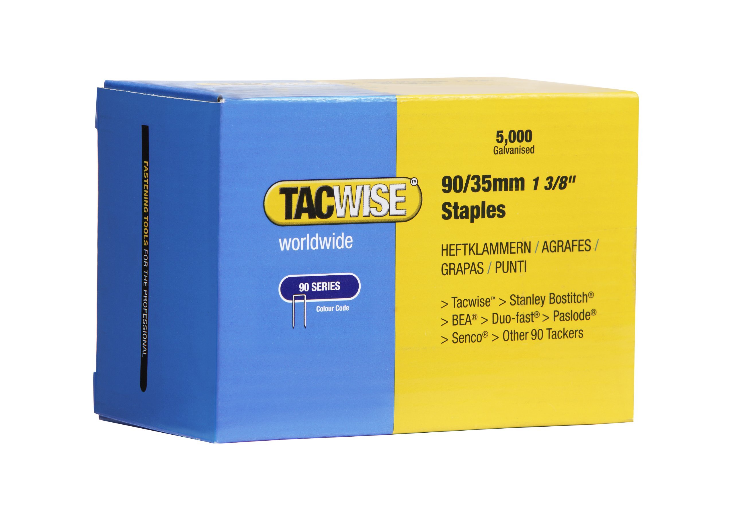 Tacwise 0310 nietjes, 35 mm, 5000 stuks