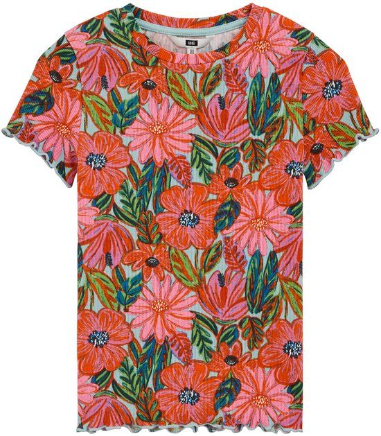 WE Fashion Meisjes T-shirt met luipaardprint