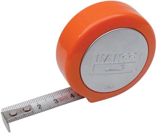 Bahco Compacte Meetlint 3 M Oranje
