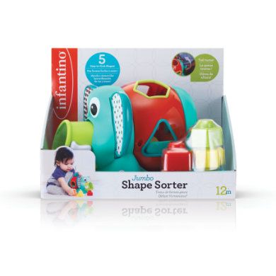Infantino Jumbo Elephant Vormensorteerder - 0773554069129