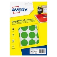 Avery Zweckform PET30V markeringspunten Ø 30 mm groen (240 etiketten)