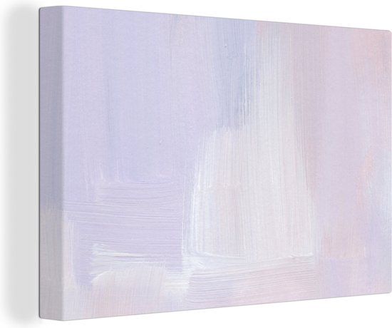OneMillionCanvasses Canvas schilderij 150x100 cm - Pastel - Multicolor - Modern - Muurdecoratie