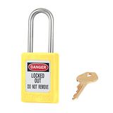 Master Lock S31YLW S31 thermoplastisch veiligheidshangslot, geel, eenheidsmaat