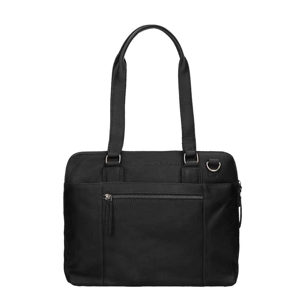The Chesterfield Brand Cara Officebag Medium black Zwart