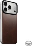 Nomad Magnetische Leren Achterkant Horween MagSafe iPhone 18 Pro Rustic Brown