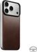 Nomad Magnetische Leren Achterkant Horween MagSafe iPhone 18 Pro Rustic Brown