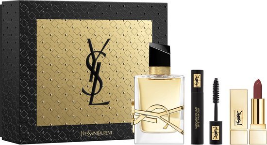 Yves Saint Laurent Libre Eau de Parfum 50ml Xmas Set - Damesgeur Mascara en Lipstick gift set / dames