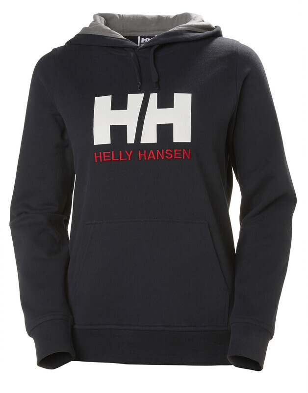 Helly Hansen HH Logo Capuchon Jas Dames, navy L 2020 Sweatshirts & Trainingsjassen