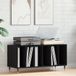 vidaXL Platenkast Zwart Eiken 100 x 38 x 48 cm