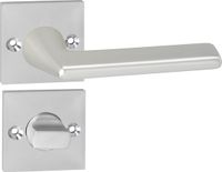 Poignée de porte Impresso Bristol - Aluminium - 2 pièces