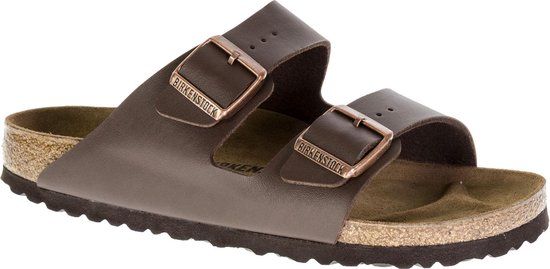 Birkenstock Arizona Dames Slippers - Brown - 4013871058359