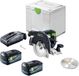 Festool HKC 55 KEB-Basic scie circulaire sans balai 18 V 160 mm + 2x batterie 5,0 Ah + chargeur + Systainer