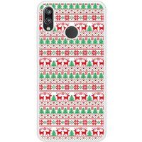 P20 Lite Witte Kersttrui Beschermende siliconen hoes