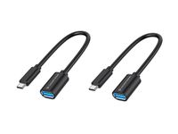Conceptronic ABBY11B USB-kabel USB 3.2 Gen 1 (3.1 Gen 1) 0,2 m USB C naar USB A Zwart