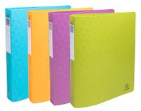 Exacompta 4 halfstevige ringbanden Pop' N Co gerecycled PP 4 ringen assorti