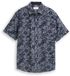 Tom Tailor Regular Fit Overhemd Korte Mouw Patroon L Navy Palm Hibiscus Design