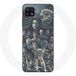 Maniacase Samsung Galaxy A22 5G Hoesje Game of Thrones Seizoen 8 De IJzeren Troon Poster Karakters Grijs Achtergrond