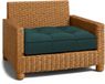 Coussin meubles de jardin lounge - Coussin d'assise 70x70 cm dossier rotin idéal pour balcon terrasse salon de jardin extérieur confort rembourrage épais durable vert