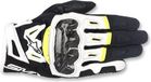 Alpinestars SMX-2 Air Carbon V2 Zwart Wit Geel Maat 3XL