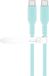 Goobay USB-C siliconen kabel | USB2.0 | PD 60W | turquoise | 1,5 meter